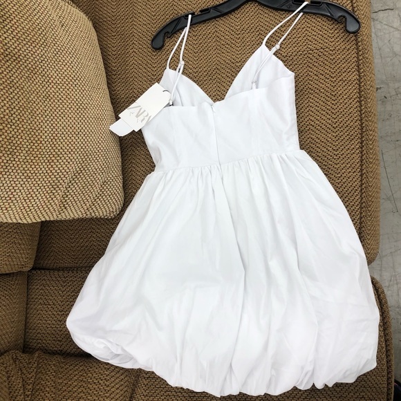 ZARA POPLIN JUMPSUIT DRESS WITH POCKETS NWOT - Picture 5 of 13